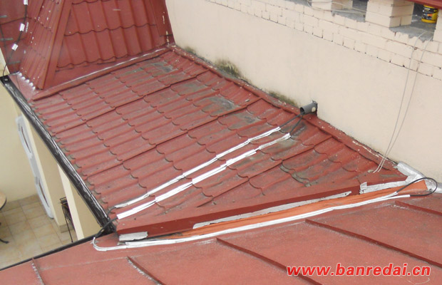 屋頂融雪化冰電伴熱帶